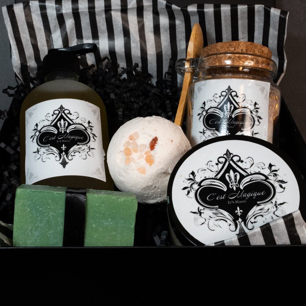 Lavender and Rosemary Spa Box Set